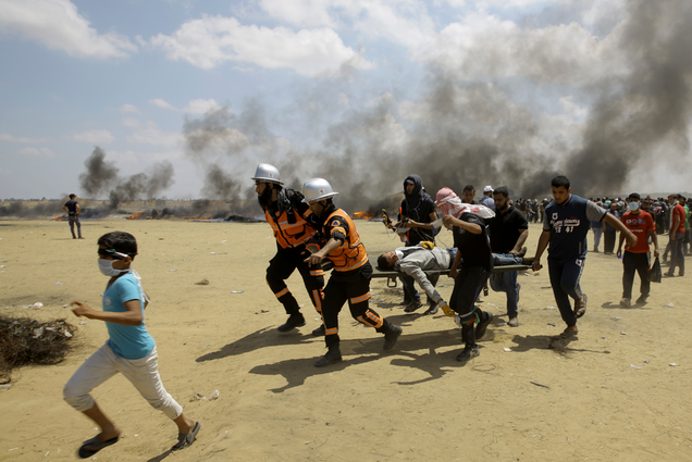 Illustration for article titled While Trump Congratulates Israel and Plugs Fox News, Here’s What’s Happening in Gaza